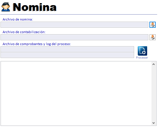 Interfaz de Nómina